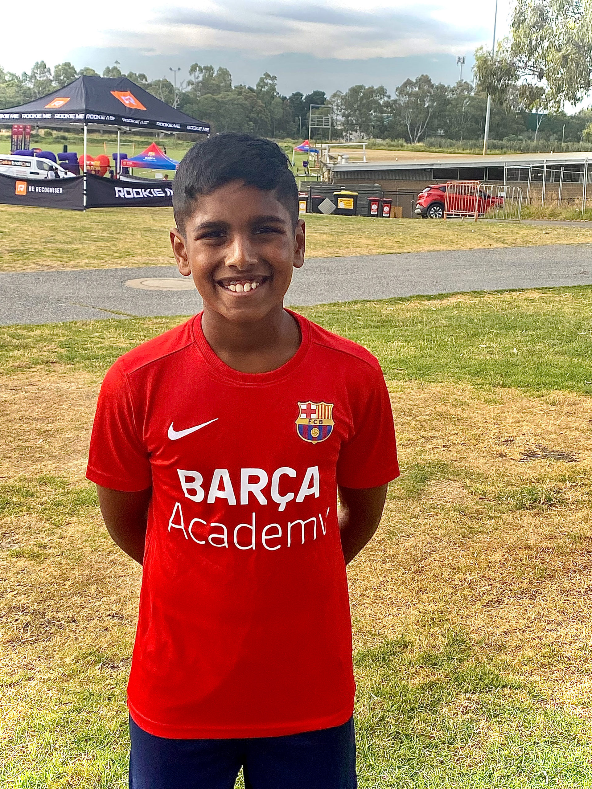 Rishi Nadarajah and Barcelona Academy Australia